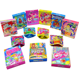 Sacs Mylar Exotiques avec Boîte 3.5g, Imprimés Holographiques Mat Anti-Odeur, en Stock, Ensemble d'Emballage - Product Image 1