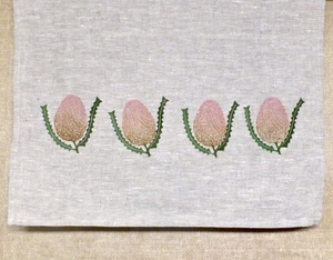 Chất Lượng Cao Linen Nhanh Chóng-Khô Thân Thiện Với Môi Biểu Tượng Tùy Chỉnh Trà Khăn Tùy Chỉnh In Ấn Thiết Kế Bán Buôn Nhà Bếp Khăn Trà - Product Image 2