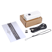 Escáner de Código de Barras Inalámbrico 2D CMOS Portátil con Bluetooth, Escáner de Códigos QR, Mini Máquina de Escaneo de Bolsillo