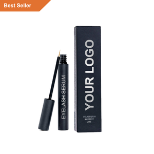 Oil Free Hot OEM Korea Pink Vegan Super Natural Extensão Segura 100% Orgânica Eyelash Crescimento Enhancer Eye Lash Soro Private Label