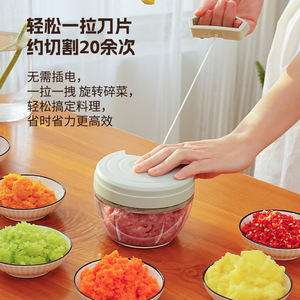 Manual Garlic Grinder With Locking Lid Portable Multi Functional Garlic Mincer For Home Use - Product Image 4