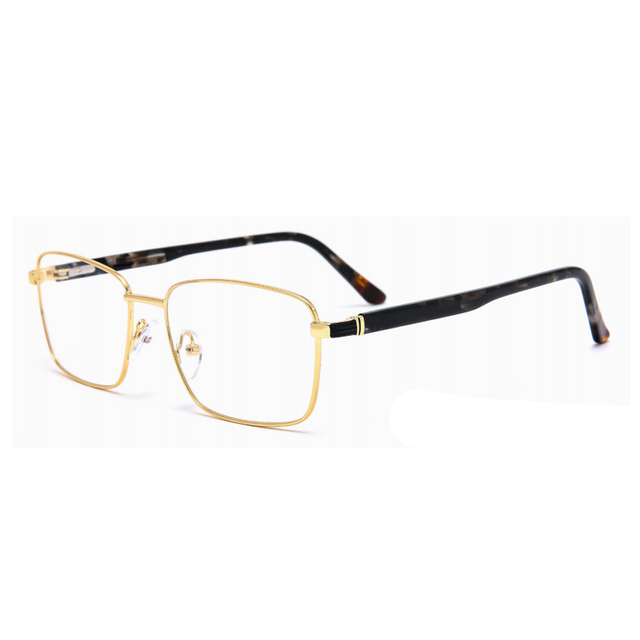 Trendy Metal Optical Glasses Frame Women Designer Eyeglasses Frame Men