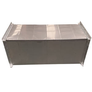 Rostfreies Rauchen HVAC geschweißte Belüftung Kunden spezifische Frischluft lieferanten Kohlenstoffs tahl Quadrat Rechteckiges Metallrohr TDF-Kanal - Product Image 2