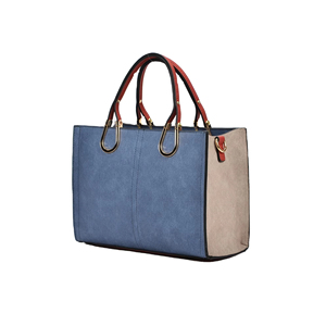 Elegant PU <b>Leather</b> Tote Bag Multi-Color Work Handbag with Detachable Shoulder Strap Structured Satchel <b>Purse</b> with Top Handle - Product Image 1