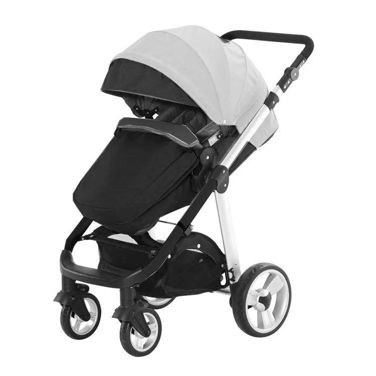 EN1888 customized fabric color high landscape folding baby stroller pram luxury