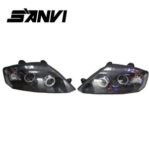 Car Headlight Assembly for Hyundai-Coupe 2002-2005 with HID Bulb LED Angel Eye Retrofit Car Part Maintenance Auto Lighting Parts - Product Image 5