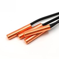 Sensor de Temperatura RTD Focusens ODM OEM de Alta Temperatura PRT PT100 PT500 PT1000 300 Grados C para Aire Acondicionado