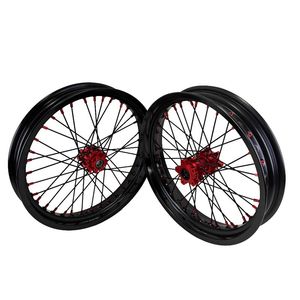 Ensemble de roues Supermoto KYZ Altis Sigma 2026 17x2.5 pouces, moyeu en aluminium CNC, jantes à rayons de couleur personnalisée, moto électrique tout-terrain Sur-Ron Talaria - Product Image 1