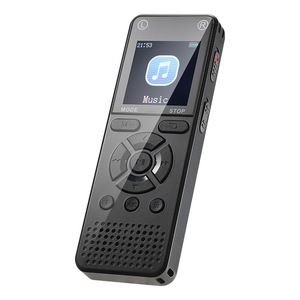 เครื่องบันทึกเสียงดิจิตอล 128GB เครื่องเล่น MP3 ระดับมืออาชีพ เครื่องบันทึกการประชุม WAV แบตเตอรี่ใช้งานได้ยาวนาน - Product Image 5