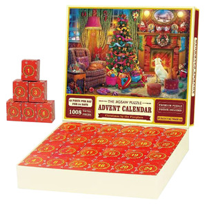 Calendrier de l'Avent en forme de puzzle, 1008 pièces, puzzle de compte à rebours de Noël pour enfants et adultes - Product Image 4