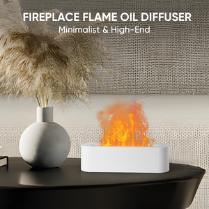 Diffuseur d'huiles essentielles ultrasonique pour la maison, diffuseur d'arômes USB avec effet flamme - Product Image 4