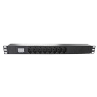 Barre d'alimentation PDU série Swiss en aluminium 1U