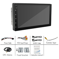 Voiture Android 12 Lecteur 7/9/10 Pouces Wifi/Gps/Fm/Rds/Bt/Aut/Ips/Carplay/Auto/Sortie Vidéo Tableau de bord Audio Stéréo Radio 8227