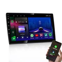 Radio Mobil Universal 2 Din 9 Inch Android Auto GPS 2+32GB Carplay Kabel & Nirkabel BT WiFi Multimedia Player dengan Layar Sentuh