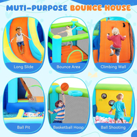 Château gonflable commercial USA en stock, château de saut Princesse, petit parc de jeux pour enfants, château gonflable extérieur pour la maison pour enfants