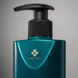 ผลิตภัณฑ์ดูแลเส้นผม CHU·YAN สีเขียวเข้ม บรรจุภัณฑ์ดูแลเส้นผมระดับพรีเมียมที่ได้รับแรงบันดาลใจจากซาลอน สำหรับแบรนด์สินค้าฉลากส่วนตัว - Product Image 5