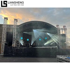 เวทีเคลื่อนที่อลูมิเนียมสำหรับใช้งานกลางแจ้ง ป้องกันการลื่นไถล เหมาะสำหรับใช้งานในร่ม งานคอนเสิร์ต แท่นยืน โพเดียม หลังคาทรงสามเหลี่ยม โครงถักสำหรับจัดแสดงและเวทีสำหรับจัดงาน - Product Image 3