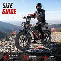 Vélo Électrique Tout-Terrain à Pneus Larges 20 Pouces, Stock Local UE/US, Vente en Gros, Double Batterie 48V 35AH, Autonomie Étendue 80-100 km, Moteur Brushless