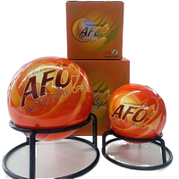 Kit de sécurité incendie domestique : 2* Boules anti-incendie AFO 1,3 kg + 1* Boule anti-incendie pour voiture 0,5 kg + Supports, Ensemble de protection familiale certifié CE