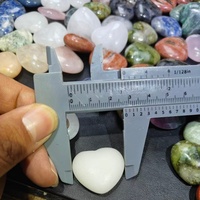 Cuarzo Rosa en Forma de Corazón de 3cm, Piedra Natural Mixta para Sanación y Decoración, Venta al Por Mayor