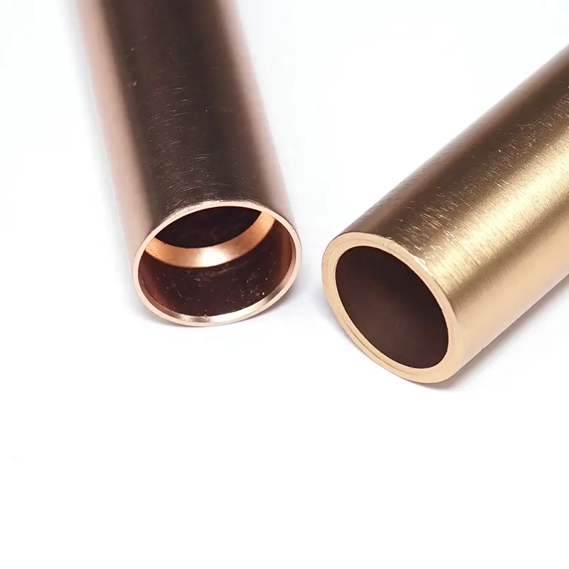 Tour CNC tourné tube métallique à tige filetée creuse avec douille en bronze cuivre acier aluminium usiné pour pièces automobiles