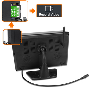 Greenyi 10.1 inch 200m không dây <span class=keywords><strong>4</strong></span> kênh DVR Recorder <span class=keywords><strong>Monitor</strong></span> với đảo ngược sao lưu Wifi máy ảnh cho xe tải xe buýt xe - Product Image 2