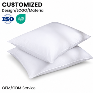 OEM/ODM – Inserts de coussin de luxe <span class=keywords><strong>en</strong></span> coton, personnalisés et économiques, pour hôtels, garnis de plumes et de duvet - Product Image 1