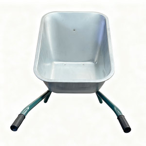 Châu Âu bán Hot OEM Heavy Duty 100L kim loại mạ kẽm công nghiệp carretillas vườn bánh xe barrow xây dựng xe cút kít - Product Image 2