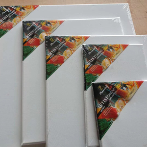 Panwenbo chuyên nghiệp 100% cotton kéo dài vải cho bức tranh với 8x10 inch, 5x7 inch trống vải cho acrylic, dầu, đổ - Product Image 5