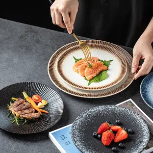 Set Peralatan Makan Dekorasi Pernikahan, Piring Makan Restoran, Set Peralatan Makan Malam