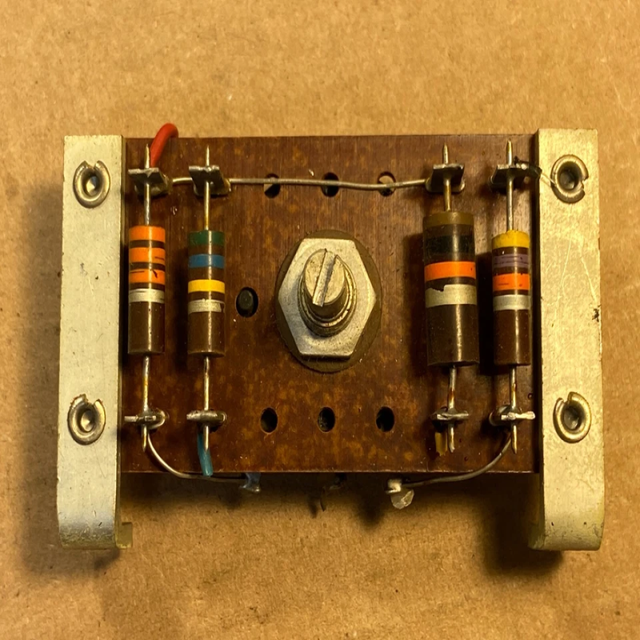 New Original Ready Stock Vintage Board 8 Terminals & Pot Hole 3.375" x 1.75" w/ Aluminum Mounts