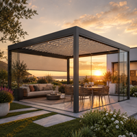 Serre de jardin en PVC et aluminium de haute qualité, personnalisée, écologique, résistante au vent, à la rouille et aux intempéries, facile à assembler