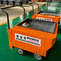 Pompe à vis pour mortier de pierre fine, 380V 4KW, petite pompe à béton et ciment pour colonnes structurelles