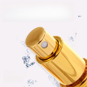 Botella <span class=keywords><strong>de</strong></span> Vidrio <span class=keywords><strong>de</strong></span> Lujo con Recubrimiento Electrolítico Dorado <span class=keywords><strong>de</strong></span> 5ml 10ml 15ml 20ml 30ml 50ml 100ml para Cosméticos, Aceites Esenciales y Perfumes con Tapa - Product Image 6