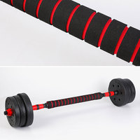 Haltères et barres d'haltérophilie réglables en PVC, de poids complet, fabriquées en usine, pour le sport et le fitness masculin en extérieur