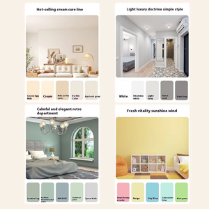 ภายในบ้านสีผนังสีขาวสีขาวพ่นสีผนังสีดำสีน้ำยางเคลือบถังเคลือบของเหลว - Product Image 4