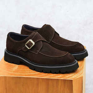 Botas de Cuero Genuino para Hombre, Diseño Clásico, Otoño-Invierno 2025, Cómodas, Impermeables, Antideslizantes, con Punta Reforzada - Product Image 3