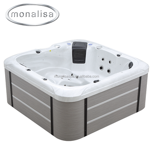 Bañera de hidromasaje Monalisa grande para 6 personas, bañera de hidromasaje independiente de lujo, <span class=keywords><strong>spa</strong></span> de masaje moderno Jaccuzi, masaje al aire libre Acrílico - Product Image 5