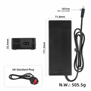 Adaptateur secteur européen, américain et britannique compatible avec le chargeur de scooter KukirinG3 58.8V2A DC2.1. - Product Image 1