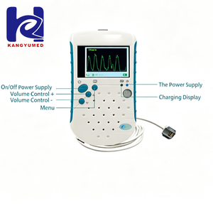 Medidor de Flujo Sanguíneo Doppler FHR, Doppler <span class=keywords><strong>Vascular</strong></span> con Sonda de 8mhz, Doppler <span class=keywords><strong>Vascular</strong></span> Portátil - Product Image 3