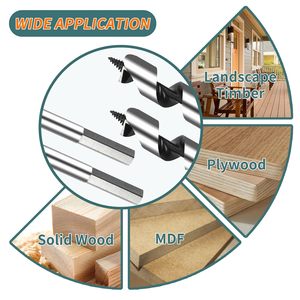 Good Price 2026 Custom Wholesale High Carbon Steel Wood Auger <b>Drill</b> <b>Bit</b> Designed for Wood Drilling - Product Image 5