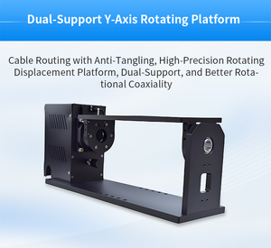 Mécanisme rotatif électrique à cinq axes <span class=keywords><strong>Taozi</strong></span>, positionneur multi-angle axe R, plateforme double support axe Y, cœur PLC, 220V, 100kg, 1 - Product Image 2