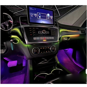 Iluminación Ambiental para Automóvil <span class=keywords><strong>de</strong></span> Calidad OEM con 22 LED para Mercedes Benz W166 GLE GLS, Luz Decorativa para el Tablero y las Puertas con Control por Aplicación - Product Image 5