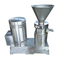 Moulin colloïdal commercial à grande vitesse en acier inoxydable pour la transformation de la farine de soja et de maïs, machine de broyage fin