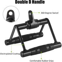 Accessoire Corde Triceps en Acier Massif pour Machine à Câble, Attache Câble Triceps pour Entraînement de Force à Domicile ou en Salle de Sport