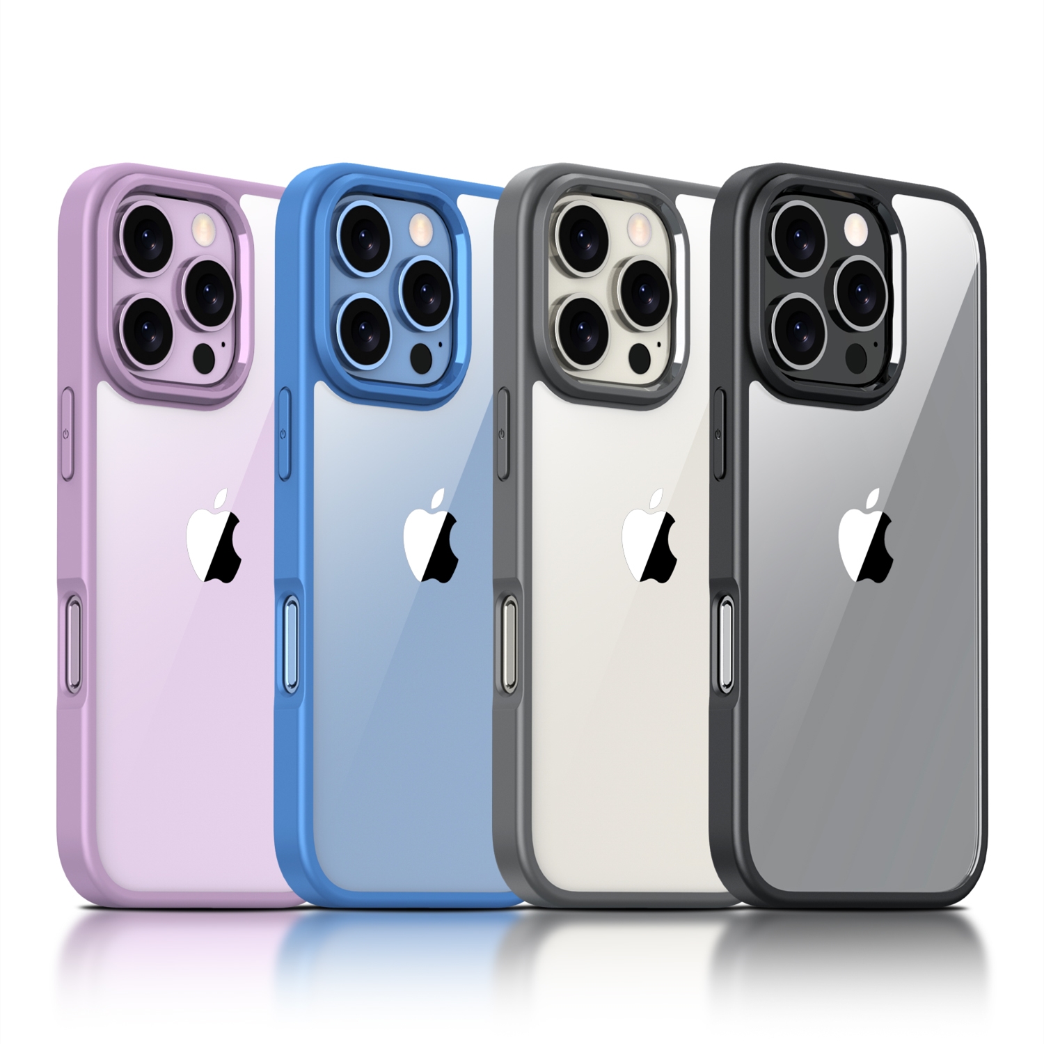 Clear TPU PC Phone Case for Iphone 16 Pro Max - Anti-scratch