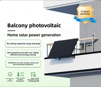 Système solaire de balcon LOXENY JJF-ESK800 Pro 800W monocristallin, prêt à l'emploi, 450W*2, micro-onduleur, aucun assemblage requis, IP67