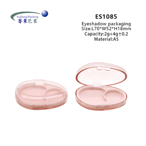 2024 tùy chỉnh nhà máy màu hồng rỗng Eyeshadow hộp Blush Palette mỹ phẩm bao bì tùy chỉnh các logo nhãn - Product Image 3