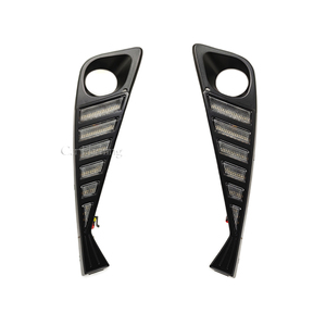 Feux antibrouillard LED pour voiture, couvercle de phare antibrouillard DRL pour <span class=keywords><strong>Toyota</strong></span> C-HR <span class=keywords><strong>CHR</strong></span> 2020 2021 <span class=keywords><strong>2022</strong></span> 2023 avec clignotant jaune et feux de jour - Product Image 3