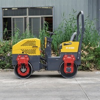 Compacteur routier diesel HIGHTOP 1,5 tonne certifié CE avec moteur à couple élevé pour béton et asphalte
